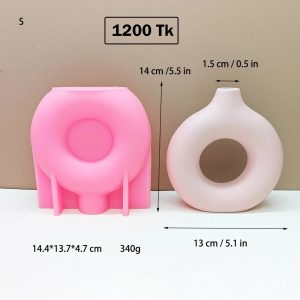 Silicone Vase Resin Mould For Gypsum
